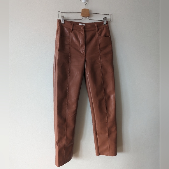 Wilfred Aritzia Rebel pants in mocha sorbet - Picture 2 of 11